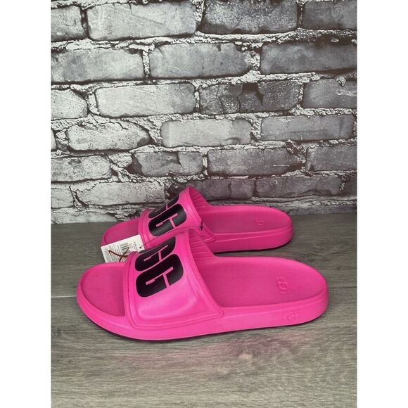UGG WILCOX SLIDE Pink Rubber Light Waterproof Sport Sandals Men’s Sz 12M US/45EU - Picture 16 of 16